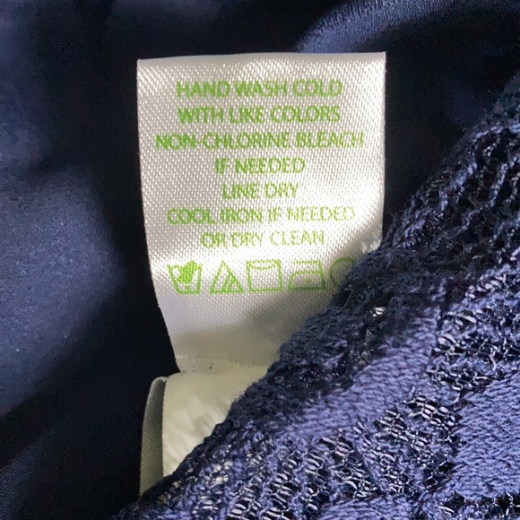 NWT Lilly Pulitzer Felicity Navy Sunburst Lace Dress Size 0 Gorgeous!!! - Picture 10 of 12